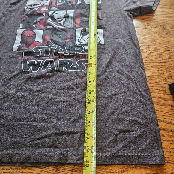 Star Wars The Last Jedi T-Shirt Size S | Gray Short‑Sleeve Fan Tee - Picture 2 of 5